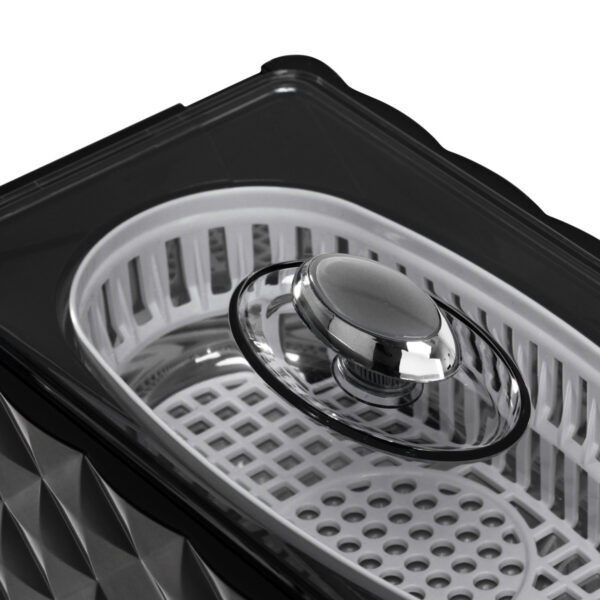 Aparat de curățat cu ultrasunete AD-3000, 0,45 l, 35 W, cuvă inox, negru, imaginea 6
