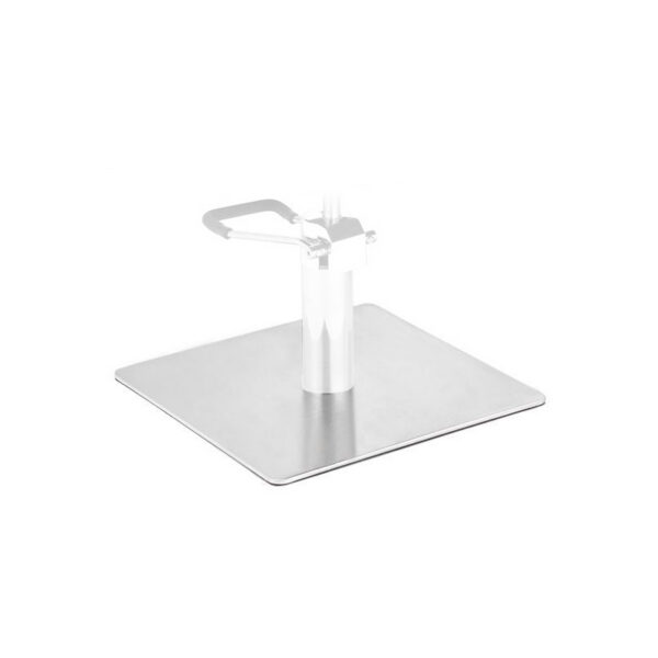 Bază scaun coafor pătrată L009 din inox, imaginea 1
