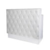 Birou recepție salon Gabbiano Pearl cu front matlasat, alb, alb, imaginea 1