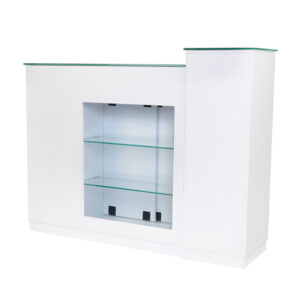 Birou recepție salon Gabbiano Q-0333 cu dulapuri și sertare, imaginea 1