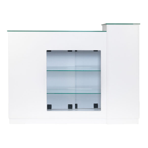 Birou recepție salon Gabbiano Q-0333 cu dulapuri și sertare, imaginea 2