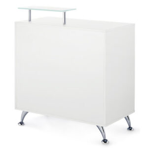 Birou recepție salon Gabbiano Q-0833, compact, cu dulap și rafturi, imaginea 1