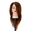 Cap manechin coafură Gabbiano WZ1, păr natural 30 cm, culoare 4H (maro), imaginea 2