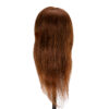 Cap manechin coafură Gabbiano WZ1, păr natural 30 cm, culoare 4H (maro), imaginea 4