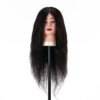 Cap manechin coafură Gabbiano WZ1, păr natural 42 cm, culoare 1H (negru), imaginea 2