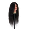 Cap manechin coafură Gabbiano WZ1, păr natural 42 cm, culoare 1H (negru), imaginea 3