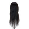 Cap manechin coafură Gabbiano WZ1, păr natural 42 cm, culoare 1H (negru), imaginea 4