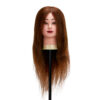 Cap manechin coafură Gabbiano WZ1, păr natural 42 cm, culoare 4H (maro), imaginea 2