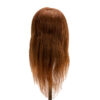 Cap manechin coafură Gabbiano WZ1, păr natural 42 cm, culoare 4H (maro), imaginea 4