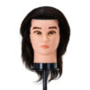 Cap manechin coafură Gabbiano WZ3, păr natural 20 cm, culoare 1H (negru), imaginea 1