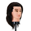 Cap manechin coafură Gabbiano WZ3, păr natural 20 cm, culoare 1H (negru), imaginea 2