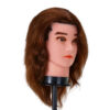 Cap manechin coafură Gabbiano WZ3, păr natural 20 cm, culoare 4H (maro), imaginea 2