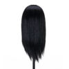 Cap manechin Gabbiano WZ4 cu barbă, păr sintetic 22 cm+20 cm, 1H (negru), imaginea 4