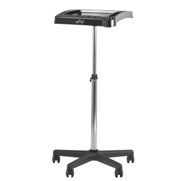 Cărucior coafor Gabbiano 006 pe roți, negru, negru, imaginea 1