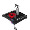 Cărucior coafor Gabbiano 006 pe roți, negru, negru, imaginea 3