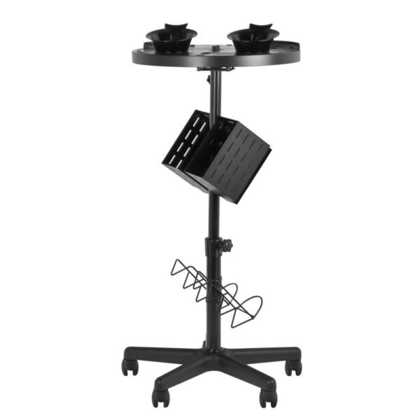 Cărucior coafor Gabbiano 188 cu timer integrat, negru, negru, imaginea 1