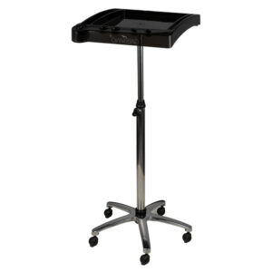 Cărucior coafor Gabbiano 265 pe roți, compact, negru, negru, imaginea 1