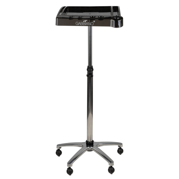 Cărucior coafor Gabbiano 265 pe roți, compact, negru, negru, imaginea 2