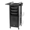Cărucior coafor Gabbiano Deluxe 401 din oțel, cu uși cu fermoar, imaginea 2