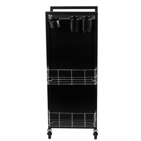 Cărucior coafor Gabbiano Deluxe 401 din oțel, cu uși cu fermoar, imaginea 7