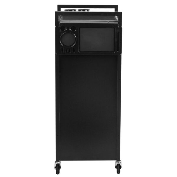 Cărucior coafor Gabbiano Deluxe 401 din oțel, cu uși cu fermoar, imaginea 8