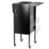 Cărucior coafor Gabbiano Deluxe 500 cu dulap încuiabil, negru, negru, imaginea 2