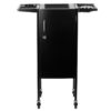 Cărucior coafor Gabbiano Deluxe 500 cu dulap încuiabil, negru, negru, imaginea 9