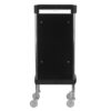 Cărucior coafor Gabbiano FX11F din ABS cu cadru de oțel, negru, negru, imaginea 4