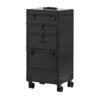 Cărucior coafor mobil Gabbiano V21 pe roți, negru, negru, imaginea 1 Cărucior coafor mobil Gabbiano V21 pe roți, negru, negru, imaginea 1