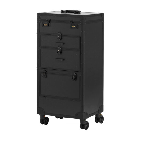 Cărucior coafor mobil Gabbiano V21 pe roți, negru, negru, imaginea 1 Cărucior coafor mobil Gabbiano V21 pe roți, negru, negru, imaginea 1