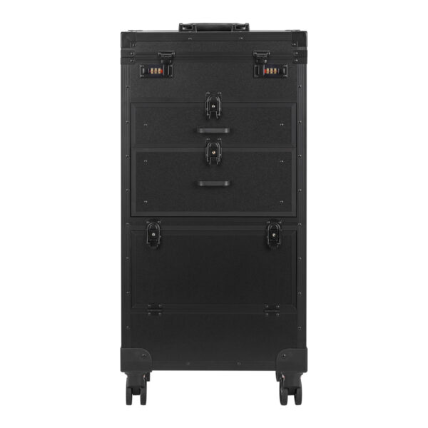 Cărucior coafor mobil Gabbiano V21 pe roți, negru, negru, imaginea 4 Cărucior coafor mobil Gabbiano V21 pe roți, negru, negru, imaginea 4