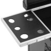 Cărucior coafor mobil Gabbiano V21 pe roți, negru, negru, imaginea 6 Cărucior coafor mobil Gabbiano V21 pe roți, negru, negru, imaginea 6