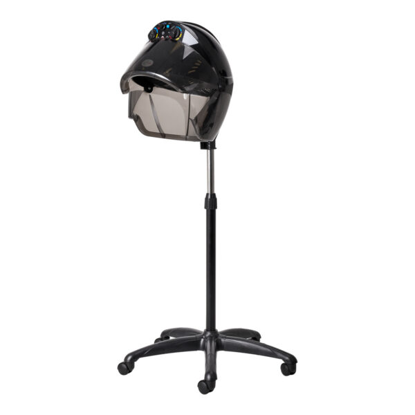 Cască uscare păr Gabbiano Centurion LVI-203S pe stativ, cu ionizare, negru, negru, imaginea 2