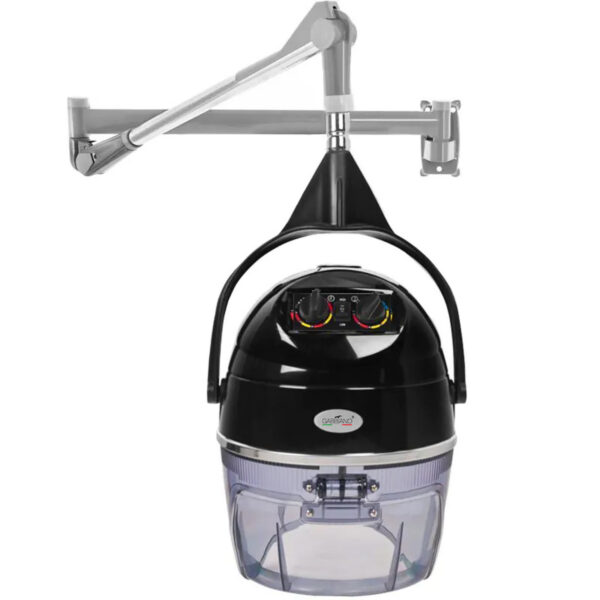 Cască uscare păr suspendată Gabbiano DII-301W, 2 trepte, 950 W, neagră, negru, imaginea 1