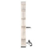 Consolă coafor cu oglindă Gabbiano B058 cu rafturi laterale, perlat, imaginea 3 Consolă coafor cu oglindă Gabbiano B058 cu rafturi laterale, perlat, imaginea 3