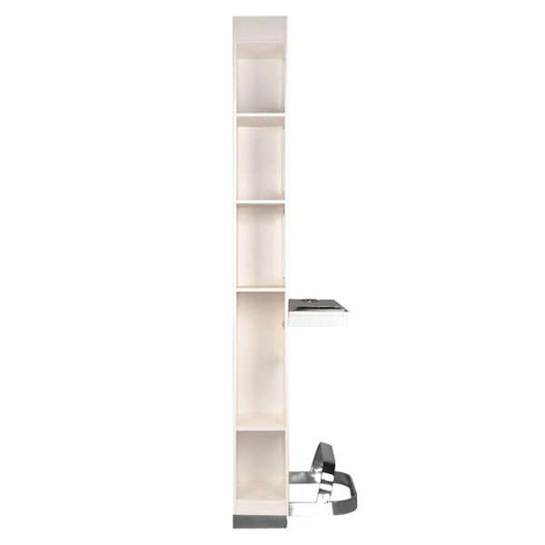 Consolă coafor cu oglindă Gabbiano B058 cu rafturi laterale, perlat, imaginea 3 Consolă coafor cu oglindă Gabbiano B058 cu rafturi laterale, perlat, imaginea 3