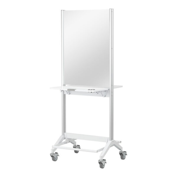Consolă coafor cu oglindă Gabbiano MI-03, pe două părți, albă, imaginea 1 Consolă coafor cu oglindă Gabbiano MI-03, pe două părți, albă, imaginea 1