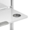 Consolă coafor cu oglindă Gabbiano MI-03, pe două părți, albă, imaginea 6 Consolă coafor cu oglindă Gabbiano MI-03, pe două părți, albă, imaginea 6