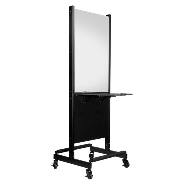 Consolă coafor mobilă Gabbiano RA-006 cu două oglinzi, pe roți, imaginea 1 Consolă coafor mobilă Gabbiano RA-006 cu două oglinzi, pe roți, imaginea 1