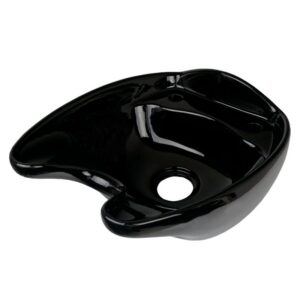 Cuvă ceramică pentru spălător coafor Gabbiano, negru