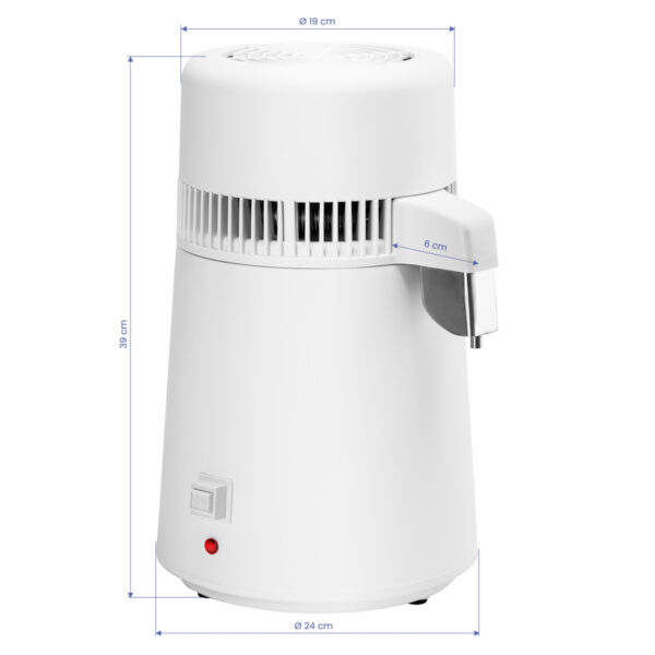 Distilator apă Lafomed LF-Z500, 4 litri, cu oprire automată, alb, imaginea 8