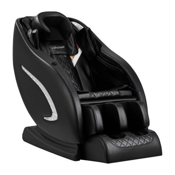 Fotoliu masaj Sakura Classic 305 cu zero gravity și 8 capete de masaj, negru