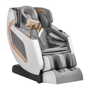 Fotoliu masaj Sakura Classic 306 cu Zero Gravity, alb cu gri, alb cu gri, imaginea 1