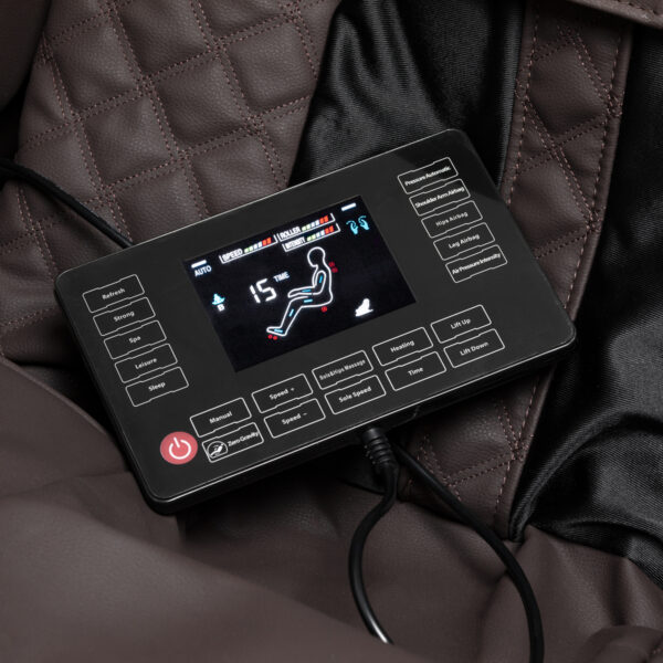 Fotoliu masaj Sakura Classic 306A compact, zero gravity, lemn și piele, lemn și piele, imaginea 9