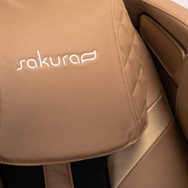 Fotoliu masaj Sakura Standard 801 cu airbaguri și încălzire, maro, maro, imaginea 7