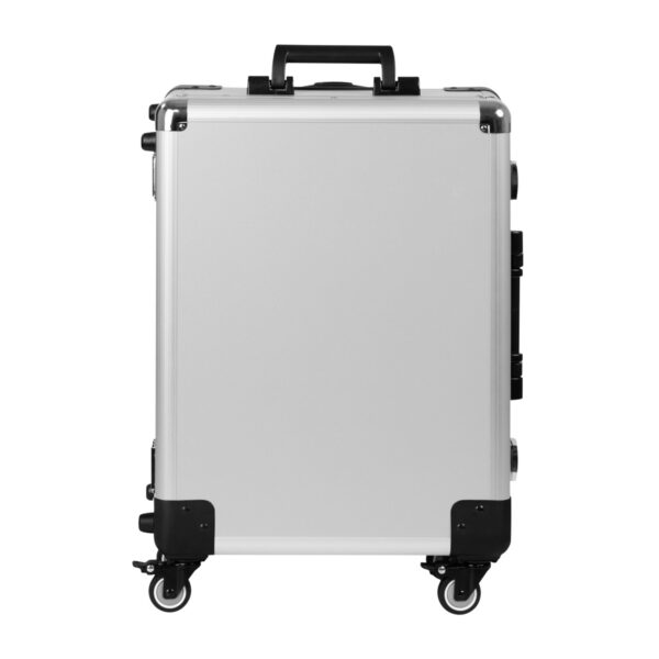 Geantă coafor mobilă T-27, stație de lucru pe roți, argintiu, imaginea 4