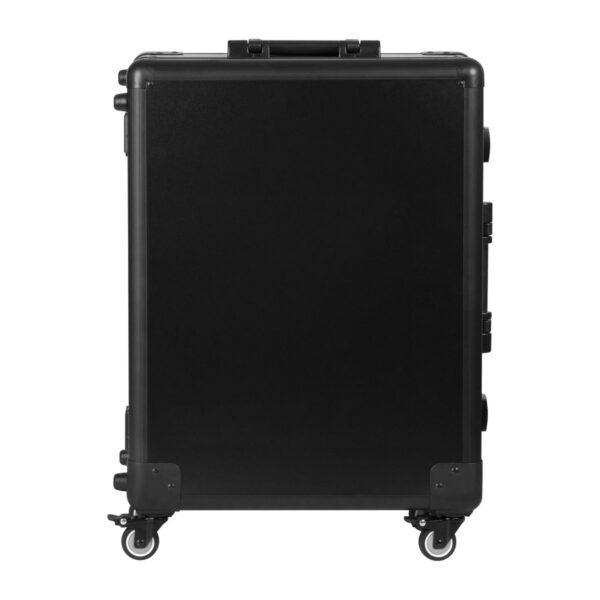 Geantă coafor mobilă T-27, stație de lucru pe roți, negru, negru, imaginea 4