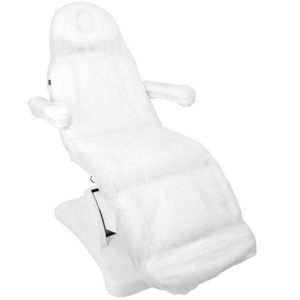 Huse unică folosință cu elastic pentru scaune și paturi, 10 buc., albe, alb, imaginea 1