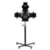 Infrazon coafor Gabbiano 868-1 pe stativ, 5 capete și 5 ventilatoare, negru, negru, imaginea 6