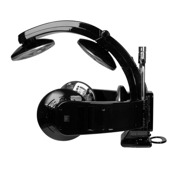 Infrazon coafor Gabbiano 868A suspendat, 5 capete, negru, negru, imaginea 3